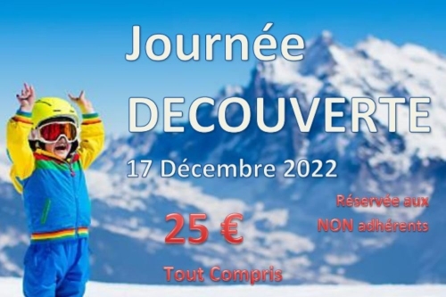 Journée découverte réservée aux Non adhérents